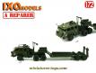 Le Pacific M26 semi remorque porte char miniature Ixo Models au 1/72e à réparer