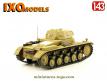 Le char allemand Panzer II Ausf C Afrika Korps en miniature Ixo Models au 1/43e
