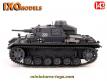 Le char allemand Panzer III Ausf G miniature par Ixo Models au 1/43e