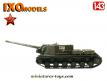 Le char russe ISU-122 en miniature par Ixo Models pour Altaya au 1/43e