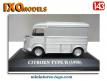 Le Citroën type H camionnette 1958 en miniature Ixo Models au 1/43e