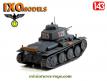 Le char allemand PzKpfw 38 Ausf F en miniature par Ixo Models au 1/43e