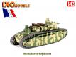 Le char français FCM 2C Alsace de 1939 en miniature par Ixo Models au 1/43e