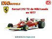 La Ferrari 312 T2 du Brazilian grand prix 1977 en miniature Ixo Models au 1/43e