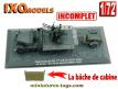 Le semi chenillé allemand Sdkfz 7/1 miniature par Ixo Models au 1/72e incomplet