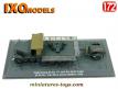 Le semi chenillé allemand Sdkfz 7/1 miniature par Ixo Models au 1/72e incomplet