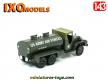Le GMC CCKW 353 F3 Citerne militaire miniature par Ixo Models au 1/43e