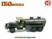 Le GMC CCKW 353 F3 Citerne militaire miniature par Ixo Models au 1/43e