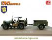 La Jeep Willys MB et sa remorque Bantam miniature par Ixo Models au 1/43e