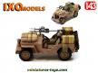La Jeep Willys MB SAS desert en miniature militaire par Ixo Models au 1/43e