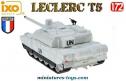 Le char français Leclerc T5 blanc UN en miniature par Ixo models au 1/72e