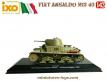 Le char italien Fiat-Ansaldo M13/40 miniature par Ixo Models au 1/43