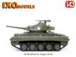 Le char americain M24 Chaffee miniature par Ixo Models au 1/43e