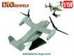 Le Bell BOE Osprey américain en miniature par Ixo Models au 1/150e