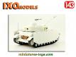 Le char allemand Panzer IV Ausf H blanc en miniature par Ixo Models au 1/43e
