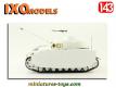 Le char allemand Panzer IV Ausf H blanc en miniature par Ixo Models au 1/43e