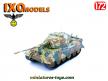 Le char allemand Panzer VI Tiger II Ausf B miniature par Ixo Models au 1/72e