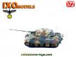 Le char allemand Panzer VI Tiger II Ausf B miniature par Ixo Models au 1/72e