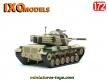 Le char Patton M60A3 egyptien en miniature par Ixo Models au 1/72e