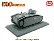Le char français Renault B1 bis Jean Bart en miniature par Ixo Models au 1/43e