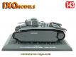Le char français Renault B1 bis Jean Bart en miniature par Ixo Models au 1/43e