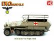 Le SdKfz 251/1 Hanomag Ausf C ambulance miniature par Ixo Models au 1/43e