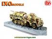 Le semi chenillé allemand Sdkfz 9 Famo Flak 37 en miniature Ixo Models au 1/72e