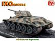 Le char russe T34/76 en 1942 miniature par Ixo Models  au 1/72e