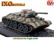 Le char russe T34/76 en 1942 miniature par Ixo Models  au 1/72e