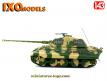 Le char Tigre II Konigstiger tourelle Porsche miniature par Ixo Models au 1/43e