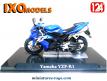 La moto Yamaha YZF R1 bleue en miniature par Ixo Models au 1/24e