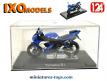 La moto Yamaha YZF R1 bleue en miniature par Ixo Models au 1/24e