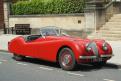 La Jaguar XK120 Rome Liège en miniature par Corgi Toys England au 1/36e