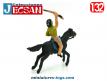 Le Cow-boys a cheval en figurines plastique Jecsan années 1970 1980 au 1/32e