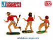 Les Cow-boys en figurines plastique Jecsan des années 1970 1980 au 1/32e