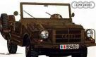 La Jeep DKW Munga sable avec remorque en miniature de Solido au 1/43e