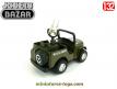 La Jeep militaire US Army double canons miniature style jouet de bazar au 1/32e