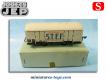 Le wagon frigorifique STEF miniature par Jep en voie 25 mm S