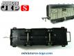Le wagon bagages miniature par Jep en voie 25 mm S