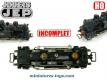 La locomotive tender vapeur 030 TX miniature incomplète de Jep au HO OO