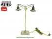 Le lampadaire de quai double en miniature par Jep à l'échelle 0 O