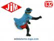 Zorro à cheval en figurine plastique par Jim au 1/32e incomplet