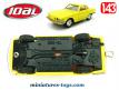 Le coupé Mercedes 350 SL jaune en miniature par Joal au 1/43e incomplet