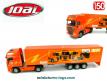 Le Daf 95 XF 430 et sa semi remorque publicitaire en miniature par Joal au 1/50e