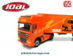 Le Daf 95 XF 430 et sa semi remorque publicitaire en miniature par Joal au 1/50e