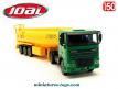 Le Daf 95 XF et sa semi remorque citerne Preem en miniature par Joal au 1/50e