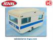 La Caravane blanche et bleue miniature de Joal au 1/43e