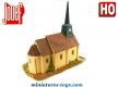 L'église du village en miniature par Jouef au H0 HO 1/87e