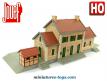 La gare de Neuvy en miniature montée par Jouef au H0 HO 1/87e