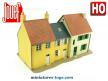 Le bloc de trois commerces en miniature de Jouef au H0 HO 1/87e